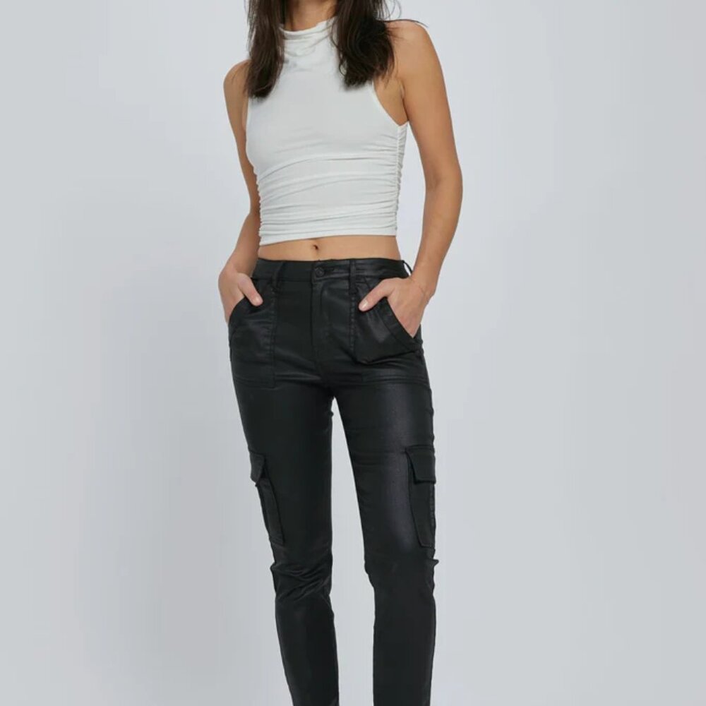 HIDDEN BRAND Quinn Black coated wash - Cargo Cigarette size 26